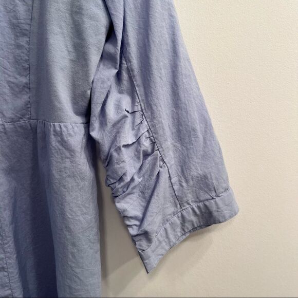 Parsley & Sage Button Down Vintage Button Down Blouse Top Mixed Metal Buttons - Picture 9 of 13